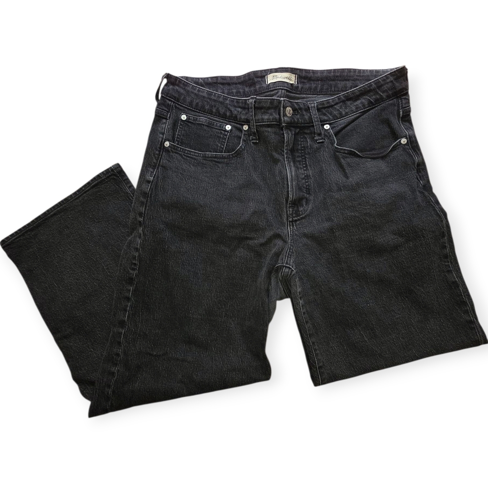 ☆Madewell The Perfect Vintage Wide-Leg Black Denim Jeans☆